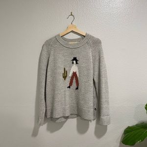 Madewell el rancho cactus wool sweater size L